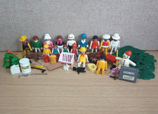 Vintage Playmobil Figures & Accessories Bundle Snowman Winter Safari Hunters Etc