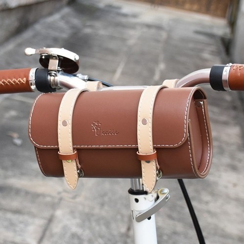 Light brown bike - vintage, seat