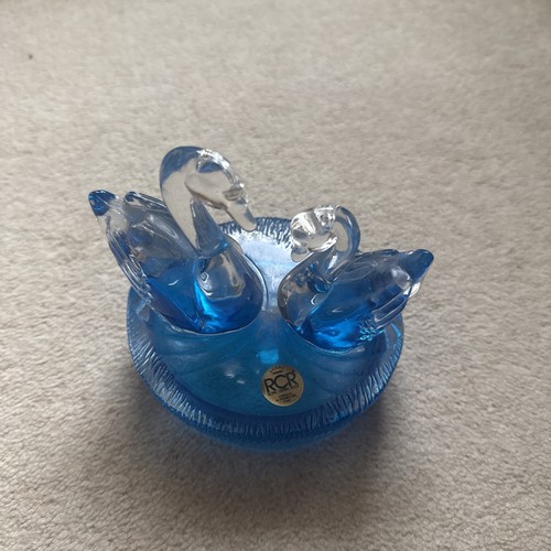 Crystal clear swans with - crystal,