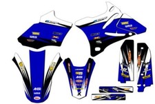 2002-2014 YZ 85 VELOCITY Blue Senge Graphics Kit Compatible with Yamaha