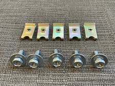 FORD 10X U NUT HEX SCREW SPEED SPIRE FASTENER UNDERTRAY SHEET METAL FIXING CLIP