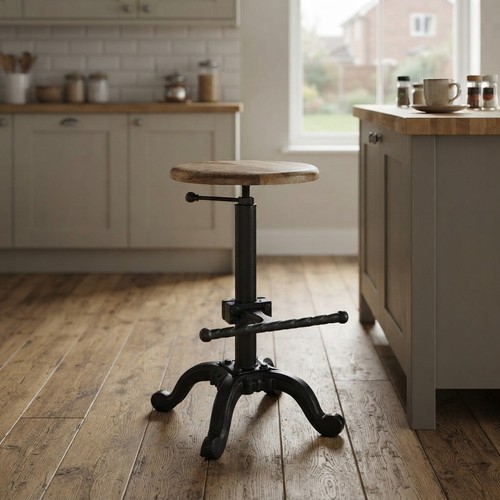 Solid wood and - and, stool