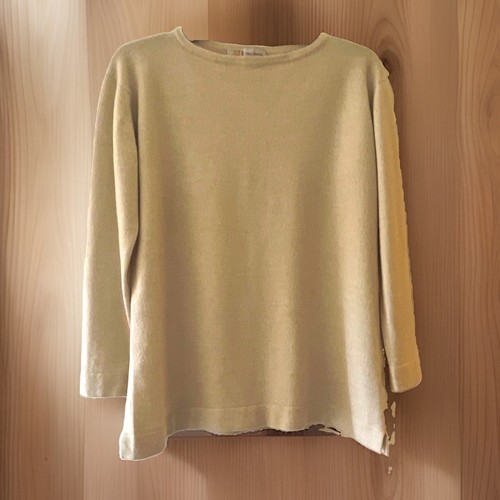 John smedley wool knit beige - john,
