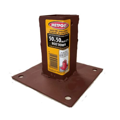 Metpost plain box - post, bolt