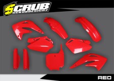 Honda CR85R 2003 2004 2005 2006 2007 Red Plastics kit + Fork guards