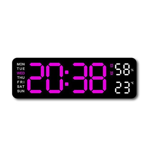 Led digital wall clock desk - clock,