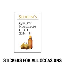 Personalised Homemade Pear Cider  Making Bottle Labels Stickers home brew - 1330