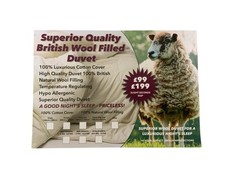 Wool Filled Duvet Double Size