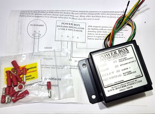 Boyer power box negative - power, 6v