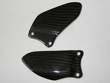 CARBON FIBRE Heel Plates Suzuki GSXR 600 750 K4 to K5 TWILL