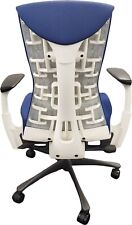 Herman Miller Embody Chair - Berry Blue Rhythm White Frame-2019 Made Dat
