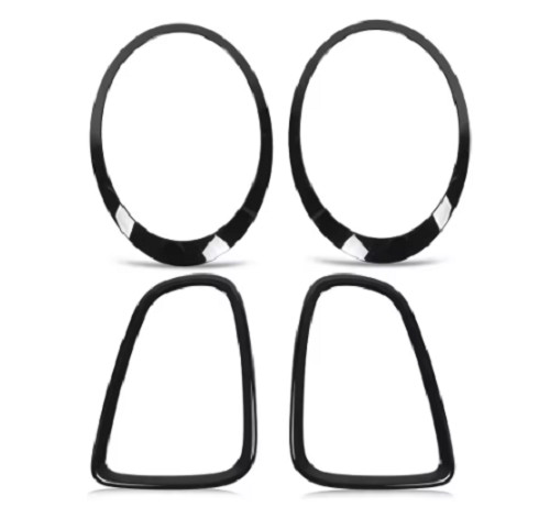 4pcs gloss black headlight - 4pcs,