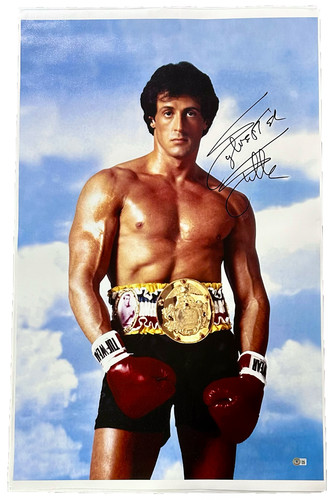 Sylvester stallone signed - sylvester,