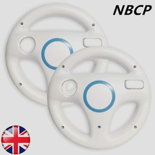2Pcs White Racing Steering