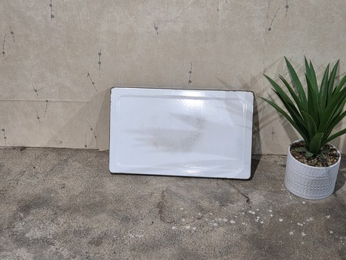 Vintage white enamel top - vintage,