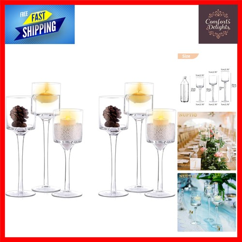 Elegant glass tea light - glass,
