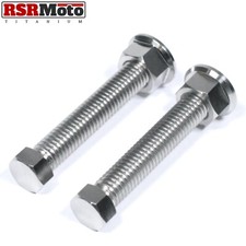 Suzuki GSX1400 Titanium Chain Adjusters Adjustment Bolts, 2002-2008