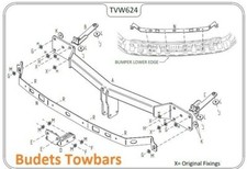 VW Volkswagen Caddy Tow Bar & Caddy Maxi 2008 > 2019 Tow Trust Flange Tow Bars