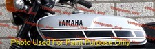 Fit For Yamaha FS1 DX Silver Painted Steel Petrol Tank Model 1977