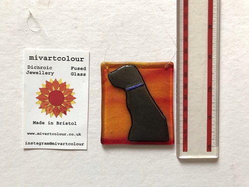 Dichroic jewellery fused - dichroic,