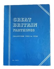 GB Farthings 1902-1936. Whitman Folder. Complete 