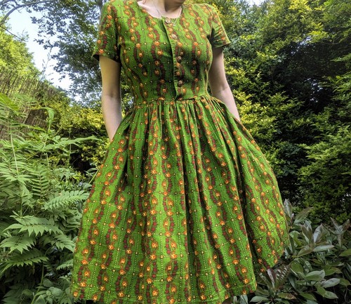 Vintage 50s lime green fit - 50s,