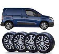 16" wheel trims  to fit Peug Expert mk3 from 2017 (not Boxer) + badges