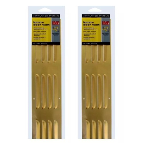 2pc louvre door vent - 3",