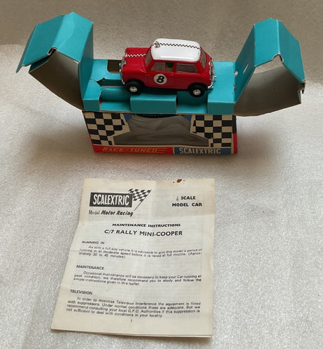 Scalextric rally mini - c-7,
