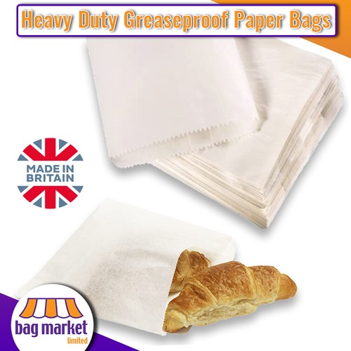White greaseproof paper - paper, bags