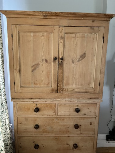 Antique pine housekeepers - antique,