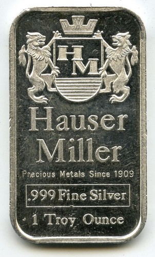 Hauser miller 999 silver oz - hauser,