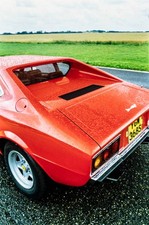 Ferrari Dino 308 GT4 during the Automotive 1974 on January 01 1974 Old Photo