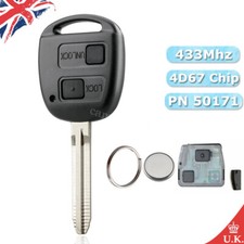 2Button 433Mhz Car Key Fob