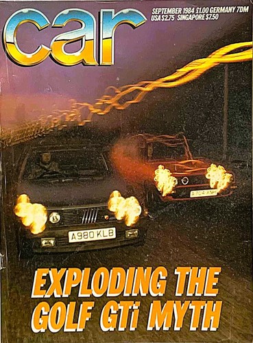 Car magazine sep 1984 - magazine, fiat