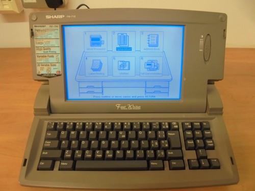 Sharp 710 font writer - fw-710,