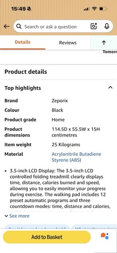 Zeporix treadmill walking pad - walking,