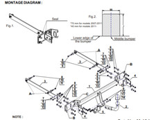 Tow Bar For MERCEDES C-Class