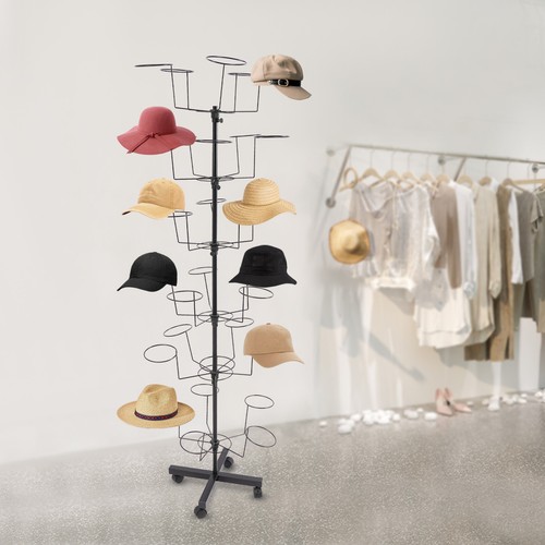 Tier hats display - hats, rack