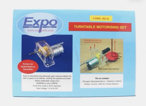 Expo turntable motorising - expo,