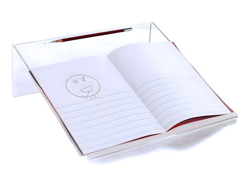 Clear acrylic ergonomic - clear,