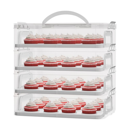 Plastic cake box carrier - cake,