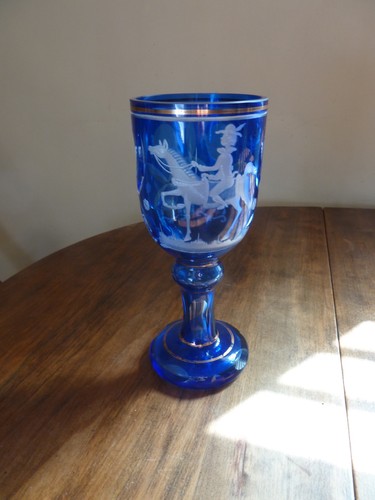 Antique cobalt blue crystal - cobalt,