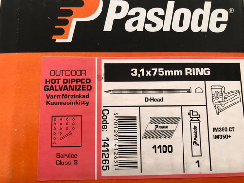 Paslode 141265 1mm 75mm - paslode, x