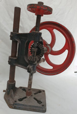 Bradson No 4 Antique Cast Iron Hand Cranked Drill Press