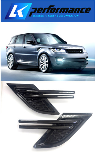 Side vents dynamic gloss black - gloss,