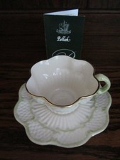 BELLEEK Gilded  Erne  2"Cup