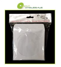 CD DVD 80GR White Paper Sleeve Clear Window & Flap Envelope LOT