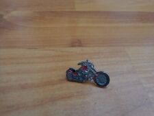 VINTAGE 80S RED HOT CHOPPER MOTORCYCLE MOTORBIKE BIKE ENAMEL LAPEL PIN BADGE