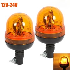 2pcs 12V 24V Rotating Flash